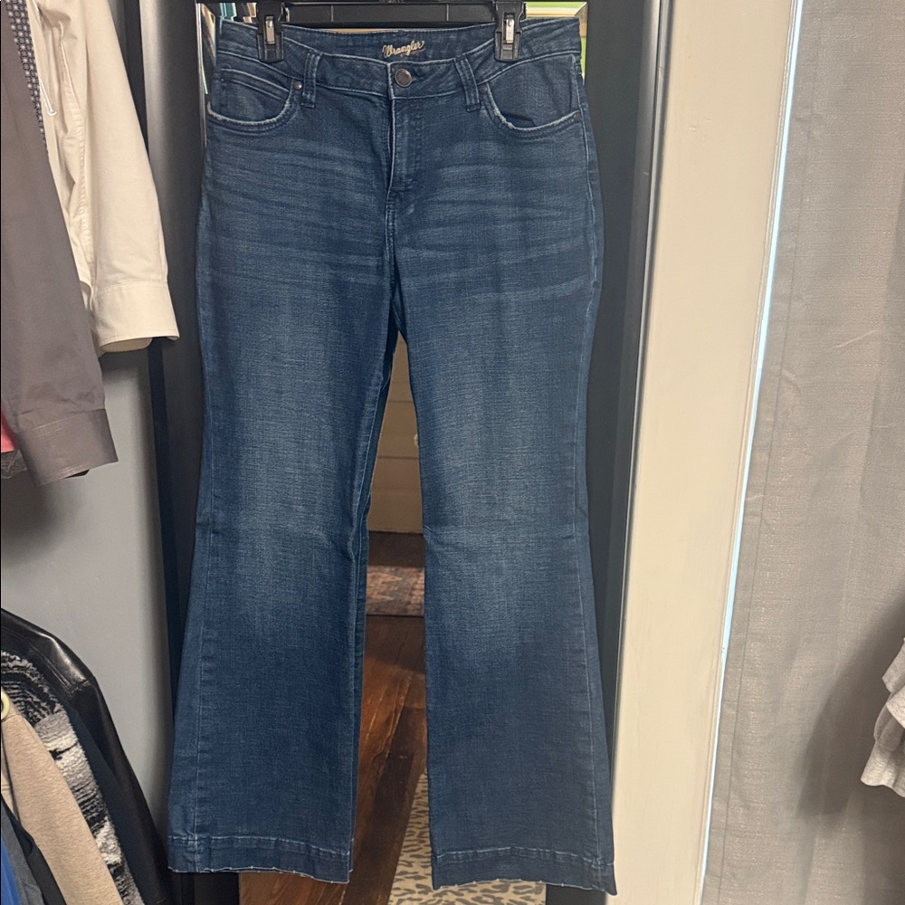 Wrangler Dark Blue Flare Jeans